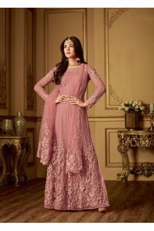 Sonal Chauhan Pink net Wedding anarkali