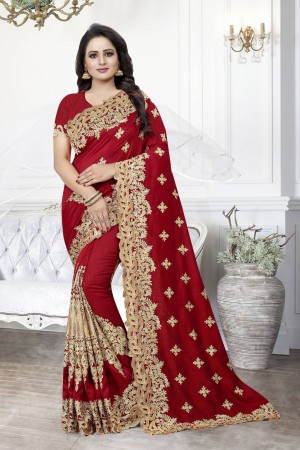 Party Wear Indian Wedding Saree 1903