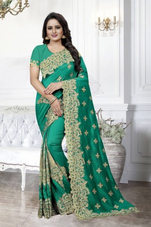 Party Wear Indian Wedding Saree 1909