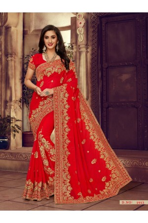 Party Wear Indian Wedding Saree 1913