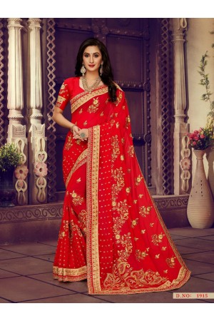 Party Wear Indian Wedding Saree 1915