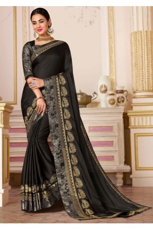 sonal chauhan black saree RG105191