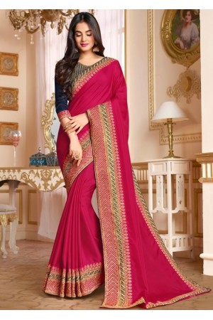 sonal chauhan rani pink saree RG105190