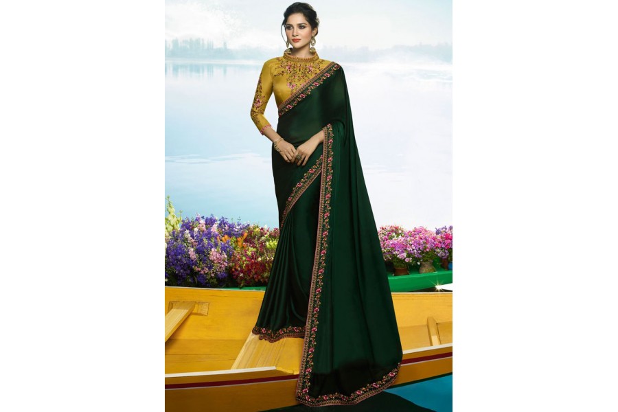 Light Green Designer Saree