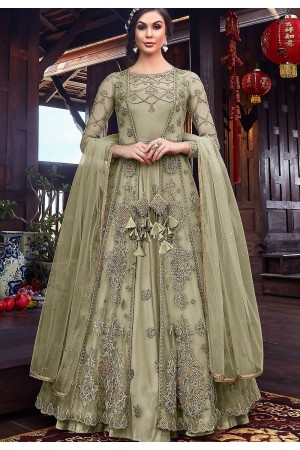 Designer Long Peach Anarkali With Heavy Embroidery Jacket. Indian Pakistani  Dresses. Anarkali Gown With Embroidered Jacket. UK, US, NZ - Etsy Israel