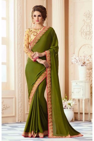 Party-wear-algae-green-designer-sarees-38009