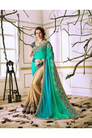 Party wear indian wedding designer saree 6302