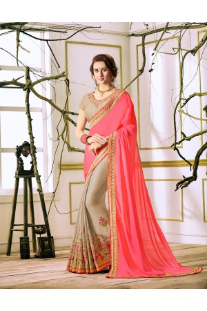 Party wear indian wedding designer saree 6303