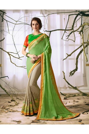 Party wear indian wedding designer saree 6305