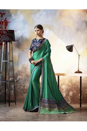 Party wear indian wedding designer saree 6704