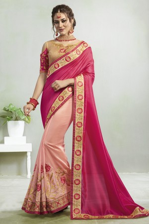 Party wear indian wedding designer saree 7303