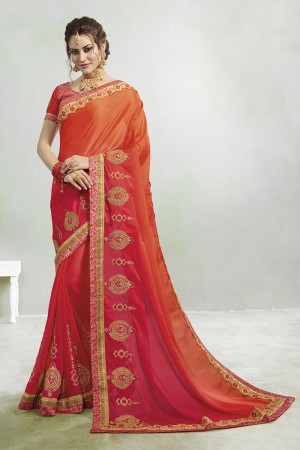 Party wear indian wedding designer saree 7304