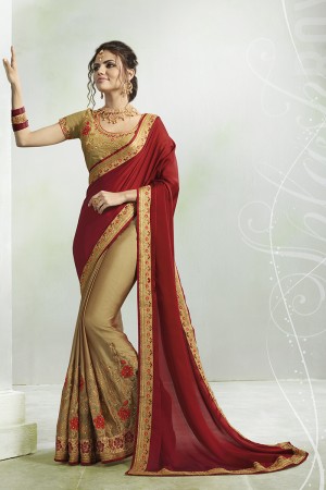 Party wear indian wedding designer saree 7307
