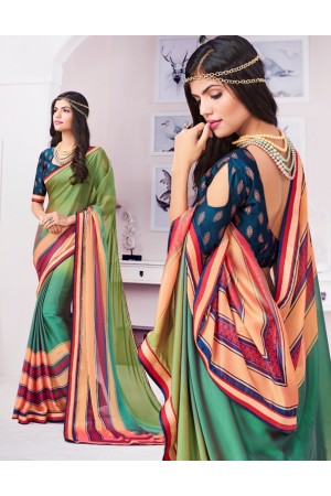 Party wear indian wedding designer saree 7506