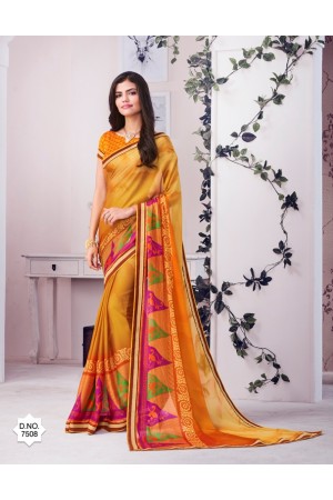 Party wear indian wedding designer saree 7508