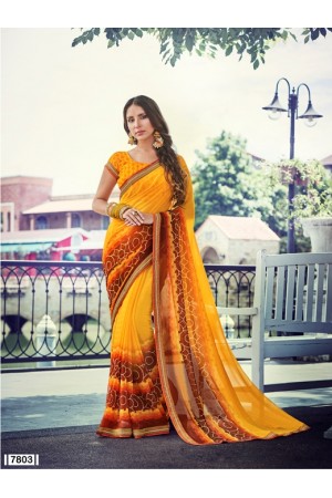 Party wear indian wedding designer saree 7803