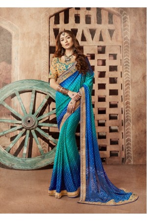 Party wear indian wedding designer saree 8103