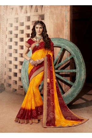 Party wear indian wedding designer saree 8106