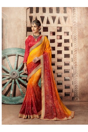 Party wear indian wedding designer saree 8111