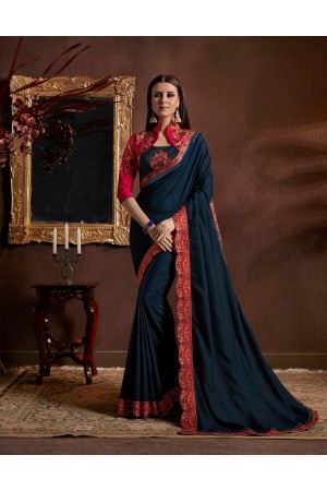 Party wear indian wedding designer saree 8508