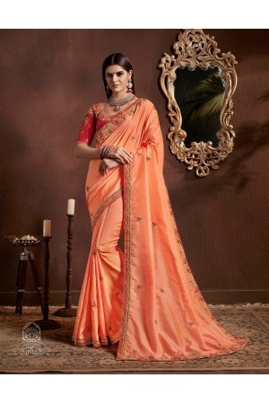 Party wear indian wedding designer saree 8510