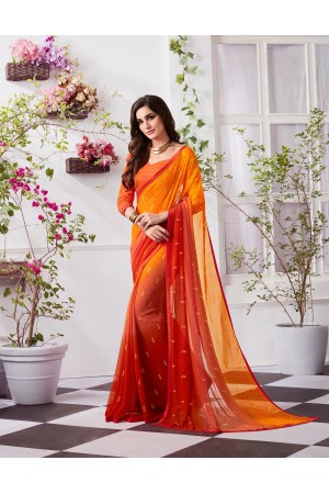 Party wear indian wedding designer saree 8607