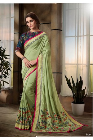 Party wear indian wedding designer saree 8709
