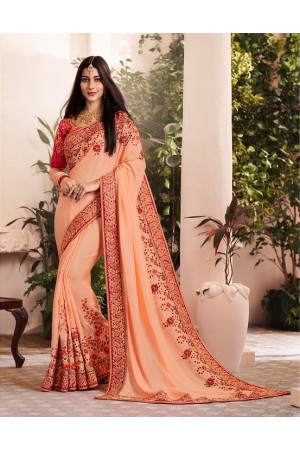 Party wear indian wedding designer saree 9002