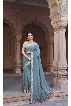 Party wear indian wedding designer saree 9109