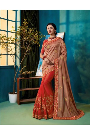 Party wear indian wedding designer saree 9301