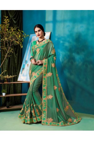 Party wear indian wedding designer saree 9304