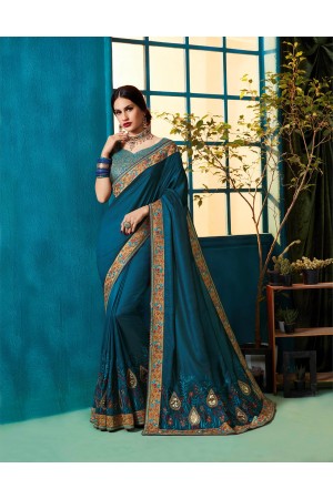 Party wear indian wedding designer saree 9308