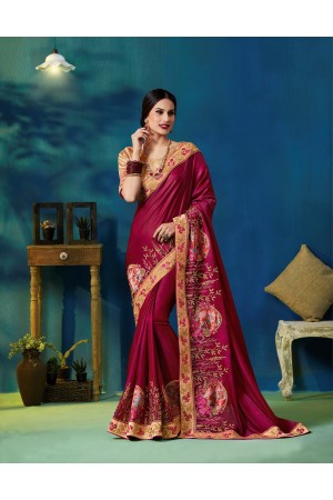 Party wear indian wedding designer saree 9310