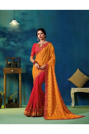 Party wear indian wedding designer saree 9311