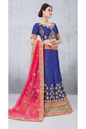 Party Wear Blue Lehenga 135