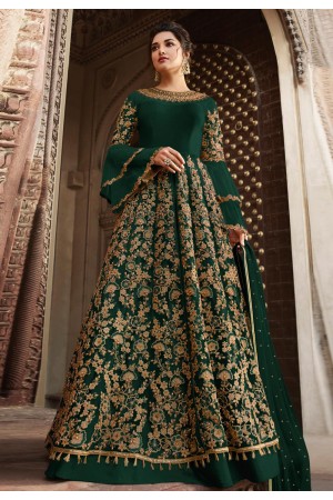 Green banglori silk designer long choli lehenga 5306B