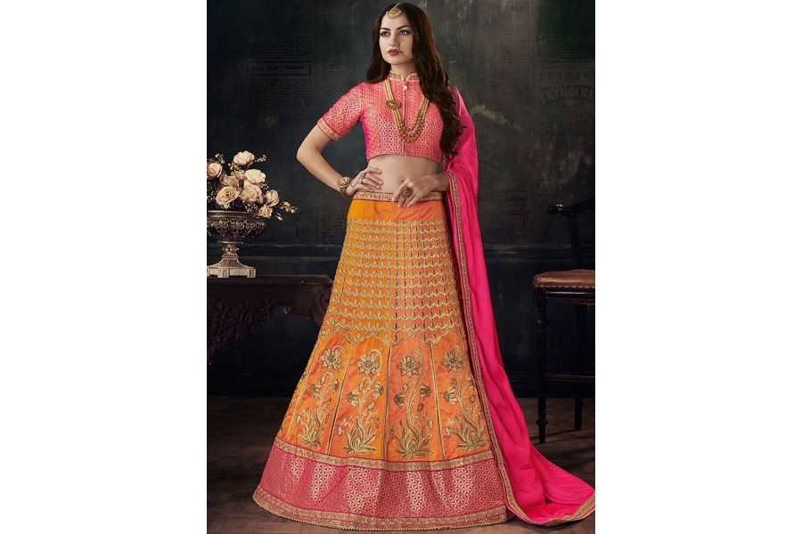 BG Lehenga Choli Orange 36