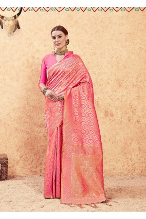 Multi Color Banarasi Silk Heavy Traditional Banarasi Silk Saree 63858