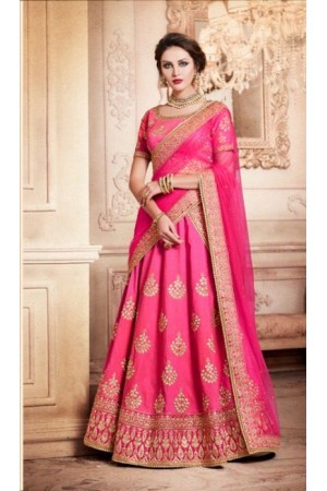 Party Wear Pink Lehenga 4088