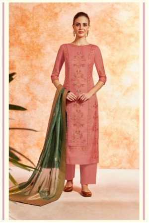 Cherry dola silk Indian Palazzo salwar kameez K18