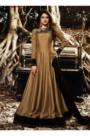 Jennifer Winget brown Indian wedding anarkali 1133