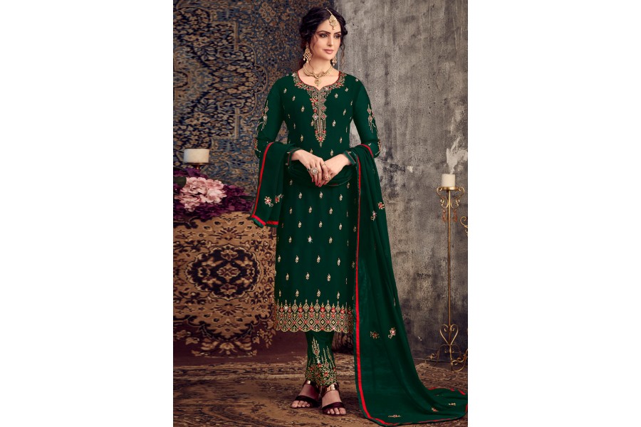 Green pant style suit 148076