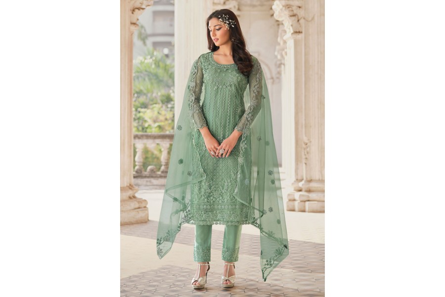 Grey Pant style Suit Butterfly Net