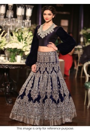 deepika black lehenga