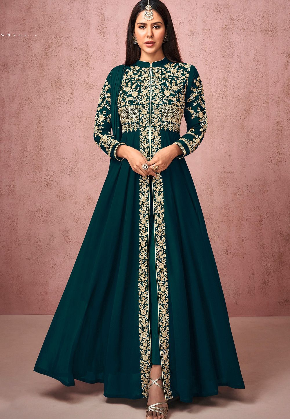 Indian Style Trouser Suit | Maharani Designer Boutique