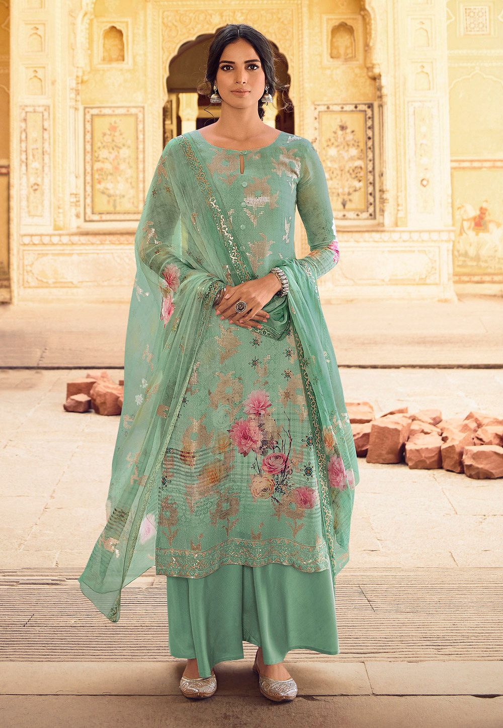 Designer Pakistani Palazzo Suit for Every Occasion