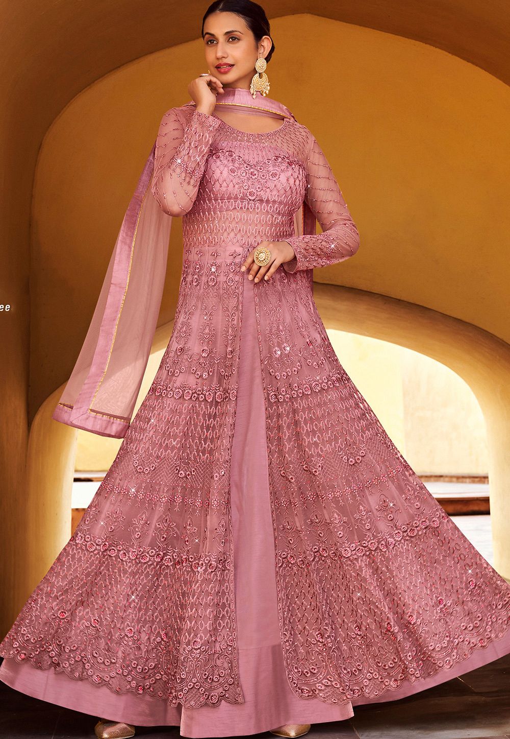 Hot Pink Leopard Print Curvy-Plus Dress