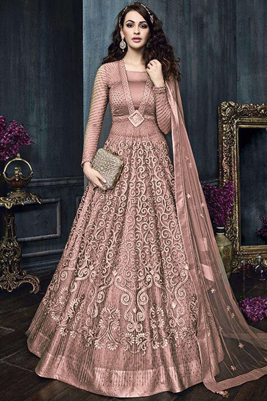 Onion Pink Lehenga Choli Online Store ...