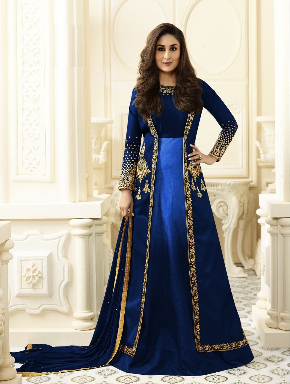  Kareena Kapoor indowestern Velvet dress  Alia Fashions  Whatsapp  9699921137