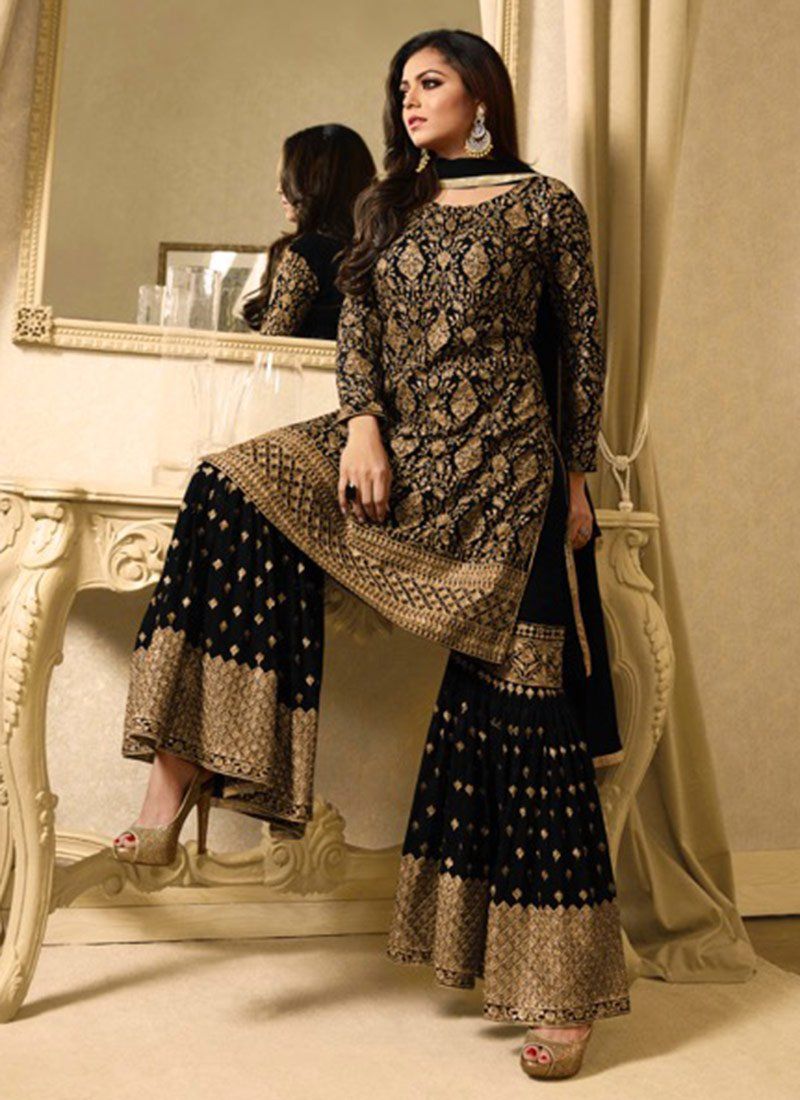 party wear sharara suit